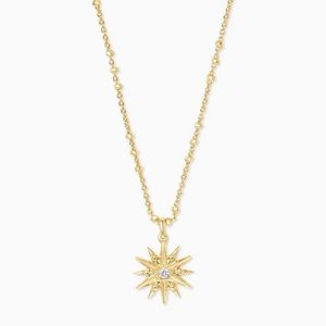 Kendra Scott Star Charm Pendant Gold Necklace